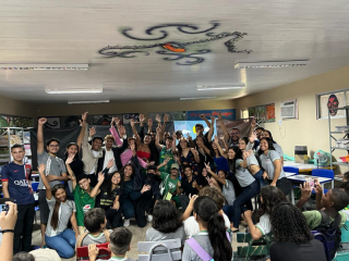 Notícia: Alunos da Escola Estadual Palmira Gabriel apresentam peça teatral sobre preservação ambiental